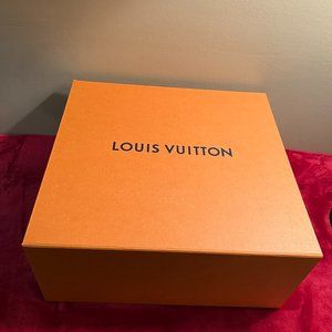 Louis Vuitton Empty Box and Dust Bags with Gift Tag- 15" x 14" x 7"
